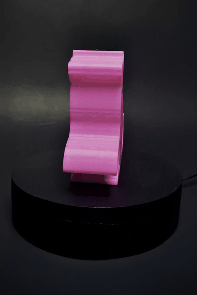 porta celular gato escritorio sanat küçük kedi soporte hücre desteği iphone samsung oficina decoracion hayvanlar rosa konfor ergonomik arte 3d print model - Mito3D