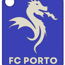 porta chaves fc porto keychain game fcporto football portugal 3d print model - Mito3D
