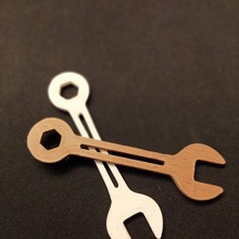 porta llaves llavero chiave Inglés artilugio ferro atrezzo bullone casete 3d print model - Mito3D