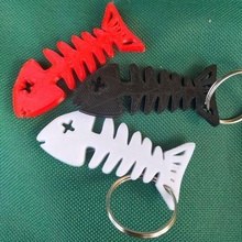 Porta anahtarlar anahtarlık balık gadget gitar Mondo çocuklar yeni doğanlar yapraklar 3d print model - Mito3D