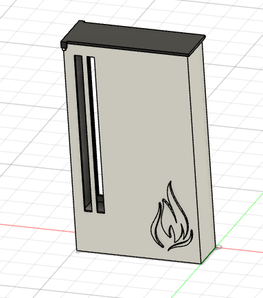 porta cigarros y isqueiro gadget vício fumaça cigarro tabaco fuego vícios marlboro philip morris vida diariamente pacote caja 3D print model - Mito3D