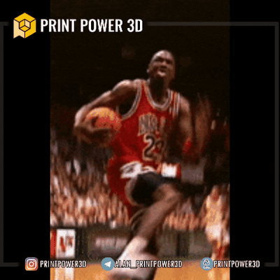 porta esponja pallacanestro de acciaio nba basquetball jugador michael giordania virale 3d print model - Mito3D
