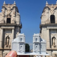 Porta mutluluk Palermo mini dünya mimari kapı Sicilya İtalya Italia 3d print model - Mito3D