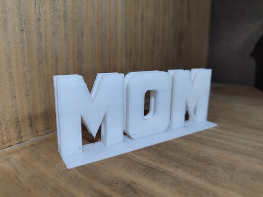 porta fotos documentos d madres 3d print model - Mito3D