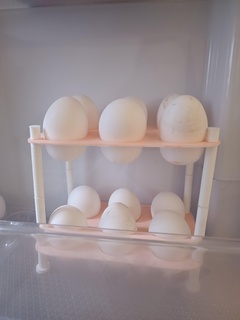 porta huevos cocina decoraci organisateur frigo 3d print model - Mito3D