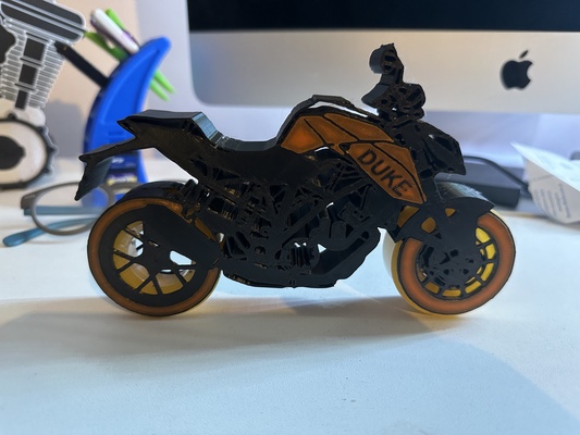 porta scotch moto ktm duque 3d print model - Mito3D