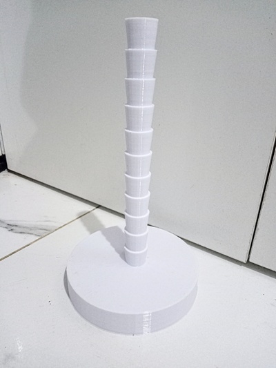 porta servietten zuhause haus cocina organisation 3d print model - Mito3D
