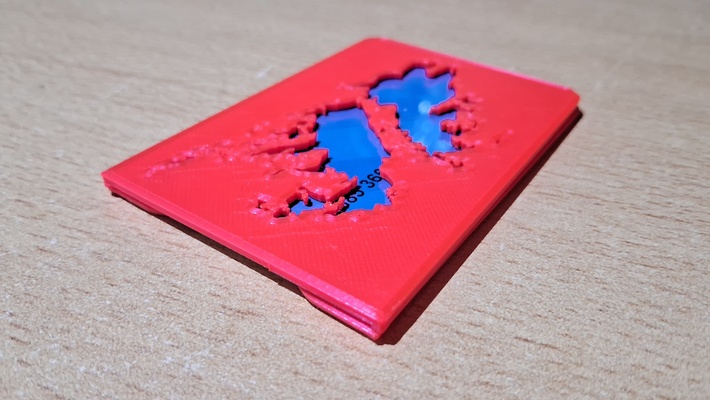 porta tarjeta sube fashion porta-sube billetera wallet card malvinas 3d print model - Mito3D