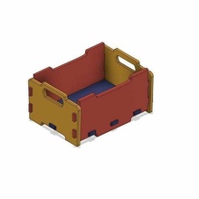 Porta Caixa Kutu durum kılıf Lapis bulmaca depolama bulmacalar 3d print model - Mito3D