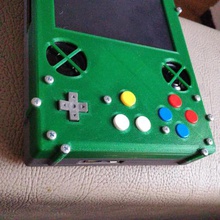 portatile macchina arcade gioco notebook 3d print model - Mito3D