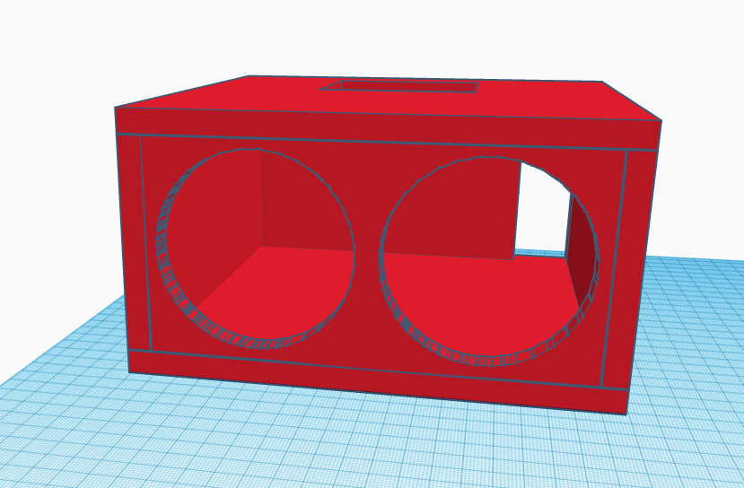 tragbar beatbox zuhause haus laut lautsprecher laser schneiden mdf 3D print model - Mito3D