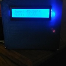 portatile dht 11 temperatura umidità sensor gadget dht11 3d print model - Mito3D