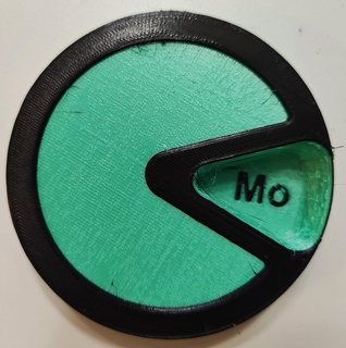 portátil comprimido recipiente semanal pac man 3d print model - Mito3D