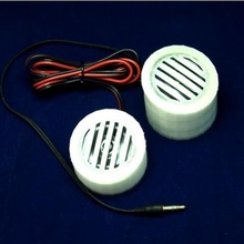 taşınabilir stereo hoparlör gadget müzik ses sistemi hoparlörler 3d print model - Mito3D