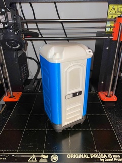 portatile gabinetto 1 14 3d print model - Mito3D