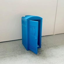 portable toilette 1 32 mobile wc échelle scénario trousse DIY siku 3d print model - Mito3D
