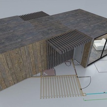portacabin arquitetura modelo cabine casa Projeto chalé hotel 3d print model - Mito3D