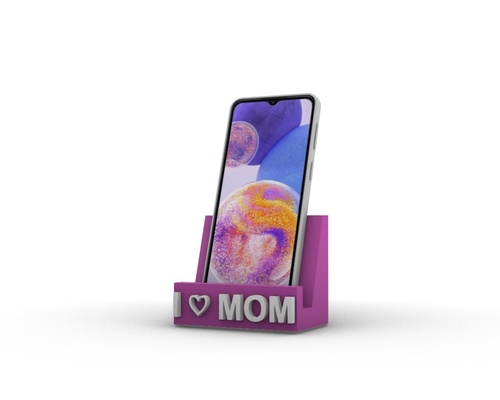 portacelulare parà celular regalo madre 3d print model - Mito3D