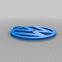 portachiavi volkwagen keychain volkswagen art_tools 3d print model - Mito3D