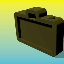 Portachiavi gadget foto makine fotografik hediye Ciondolo 3d print model - Mito3D