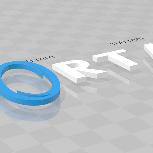 portale 2 logo 3D print model - Mito3D