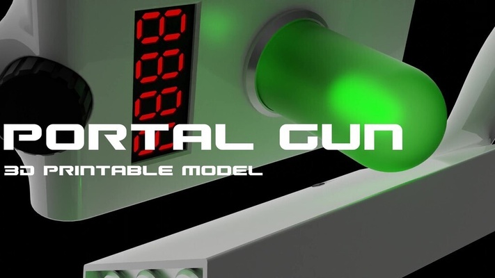 portal tabanca araçlar rick morty 3d baskı 3d print model - Mito3D