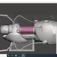 portal tabanca kesmek baskı Sanat oyuncak 3d print model - Mito3D