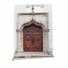 portal manuelino da igreja misericórdia arquitetura 3d print model - Mito3D