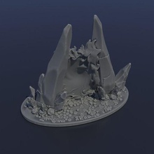 portals bratwur - crystal portal free of fantasy 3d print model - Mito3D