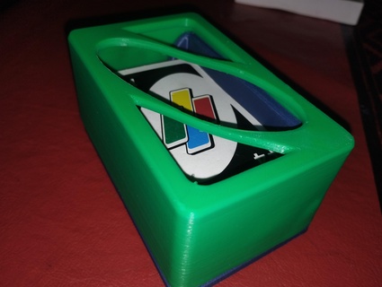 portamazos uno Kutu güverte kartları harfler tokmak oyunlar masa 3d print model - Mito3D