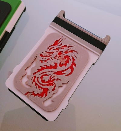 porte carte sottoscrizione et cb utensili valigetta bijoux arti d coratif japon judo ju jitsu fjda oroscopoportafeille oroscopo 3d print model - Mito3D