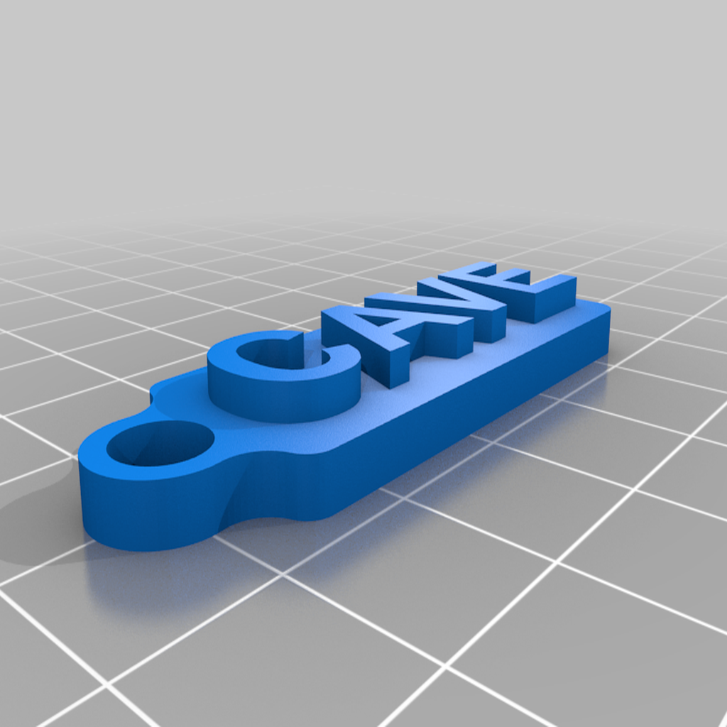 porte cl dökün les la mağara takı cls anahtarlık 3D print model - Mito3D