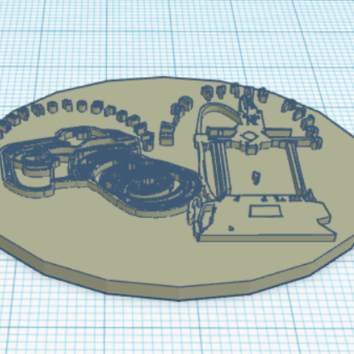 porte clef gadget notenschlüssel 3D print model - Mito3D