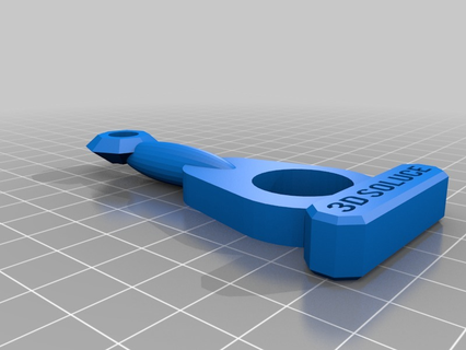 porte clef 3d soluce bijoux clés 3d print model - Mito3D