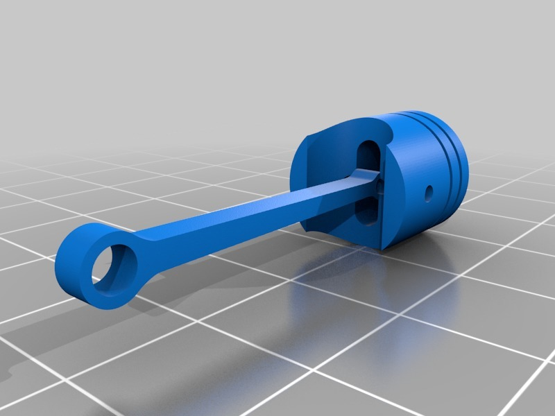 porte clef piston mode clefs accessoires 3D print model - Mito3D