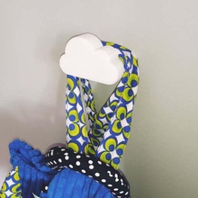 porte manteau nuage + etoile - cloud estrella de la percha casa decoración 3d print model - Mito3D