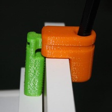 porte-lápiz de pinza casa caja lápiz pizca 3d print model - Mito3D
