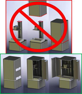 portes campana cristal wanhao duplicador 7 herramientas 3d_printer_parts 3d print model - Mito3D