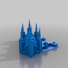 portland oregon temple architecture lds buildings structures 3d print model - Mito3D