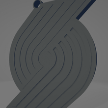 Portland Wegbereiter Schlüsselbund nba Basketball Korb Schlüssel Ring Souvenir 3d print model - Mito3D