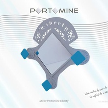 portomine liberté miroir patères la maison de glace peg porter porte-serviette le mobilier décoration salle bains conception 3d print model - Mito3D