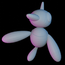 porygon z pokemon figura 3d print model - Mito3D