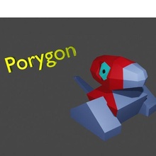 Porygon Pokémon 3dwex 3d wex 3d print model - Mito3D