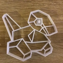 Porygon Pokémon biscoito cortador biscoitos kawai 3d print model - Mito3D