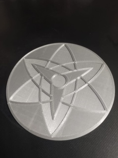 Posa vaso amaterazu Glas Pose Naruto Sharingan 3d print model - Mito3D