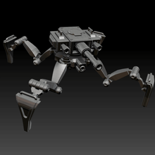 posable sci-fi tank - mk 01 oyun araç savaş makinesidir scifi robot mech 3d print model - Mito3D