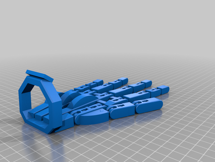 posabile robot mano remixare arte 3d print model - Mito3D