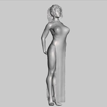 position night wait dress game woman sexy model miniature human girl figure female erotic character breast body 3d print model - Mito3D