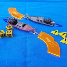 post apocalyptic trirreme boatlands Gaslands barcos gaslands reabastecido arma toy_game_accessories 3d print model - Mito3D