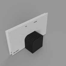 Post 034a 62 62mm Mail Briefumschlag Brief 3d print model - Mito3D